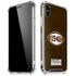 NFL Cleveland Browns Alternate Distressed iPhone XS Max Clear Case
